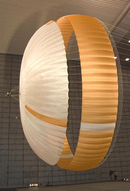 Large Parachute for NASA Mars Science Laboratory