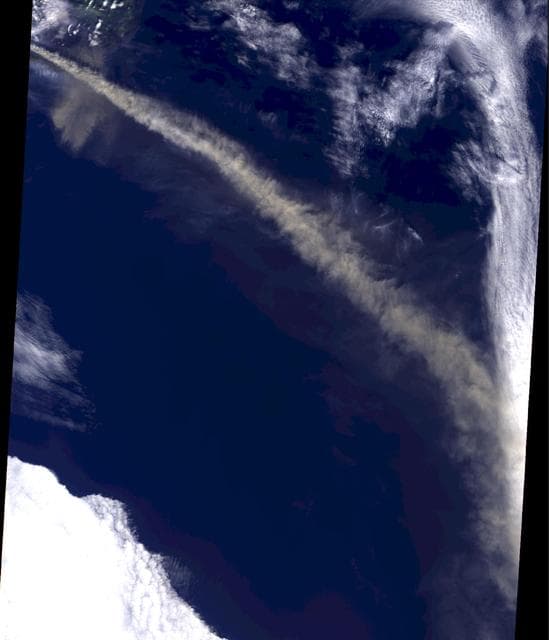 NASA MISR Image Shows Eyjafjallajökull Volcano Plume Heights