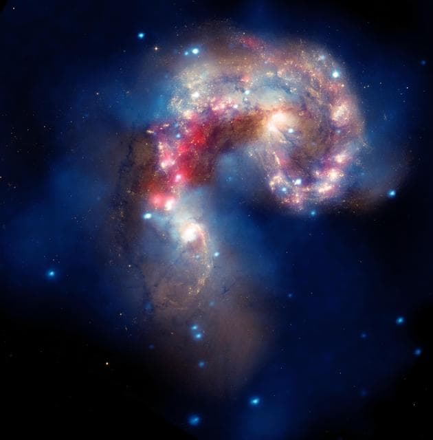 NASA Great Observatories Witness a Galactic Spectacle