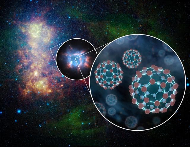 Extragalactic Space Balls Artist Concept