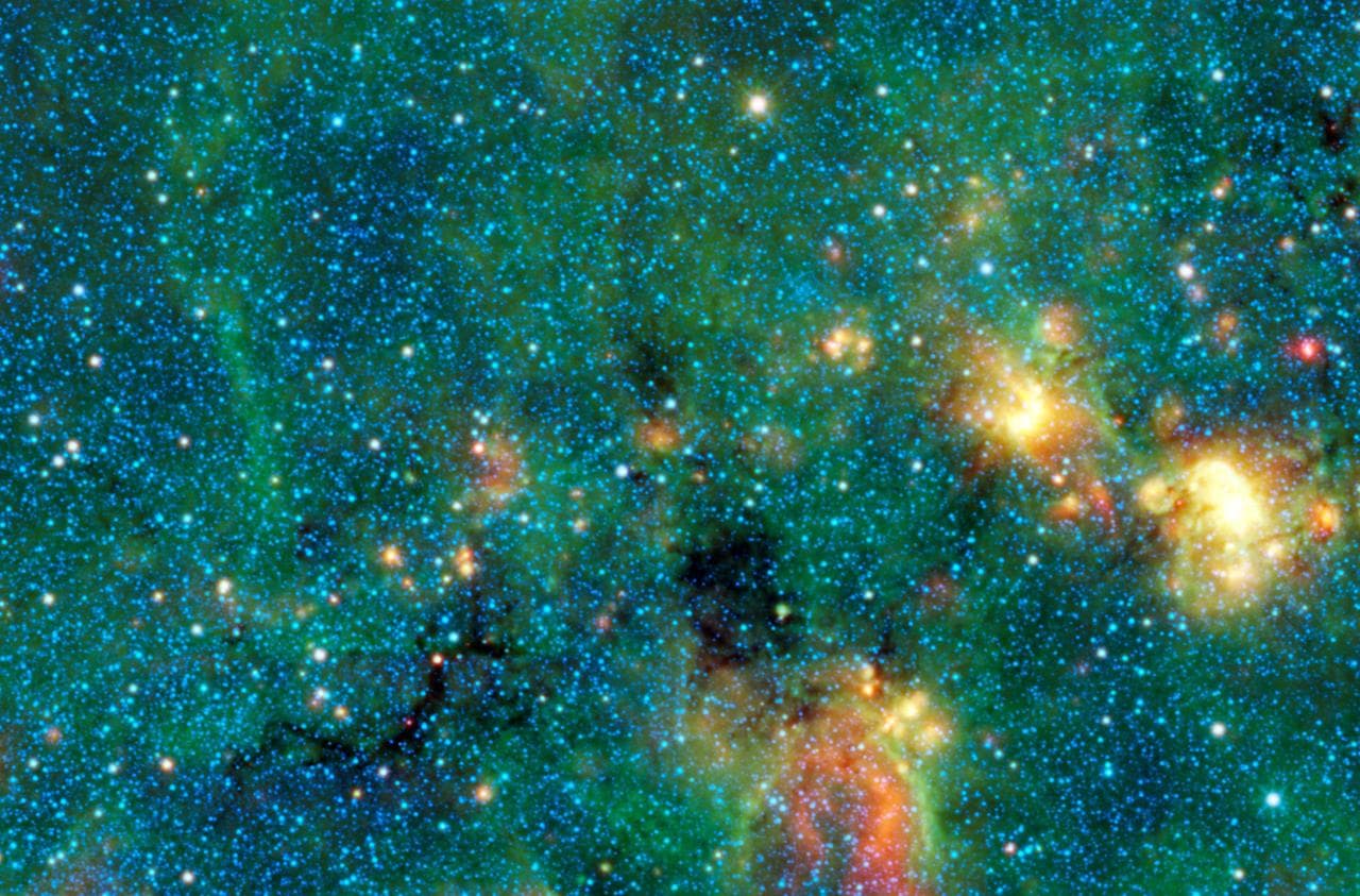 Dark Murky Clouds in the Bright Milky Way