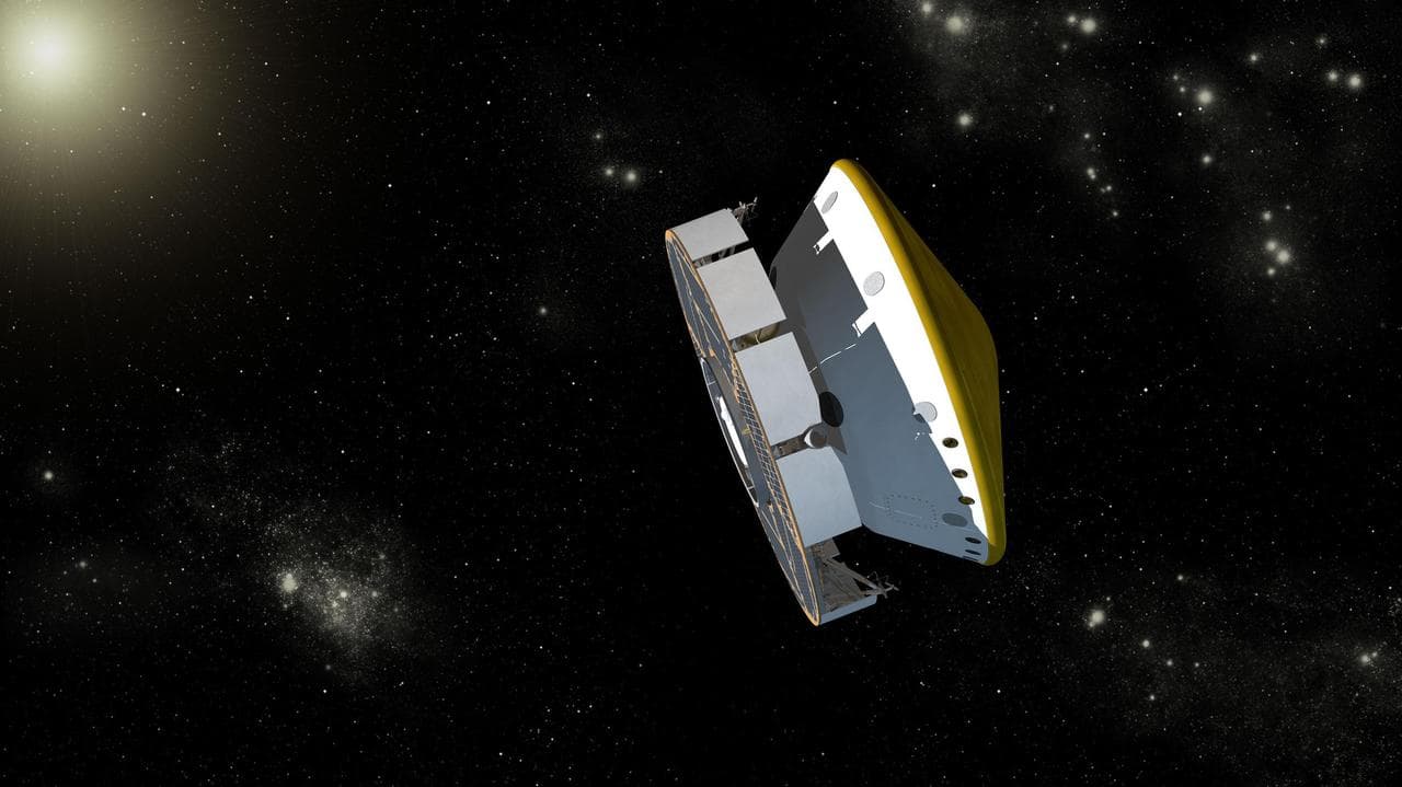 Mars Science Laboratory Spacecraft During Cruise, Artist Concept
