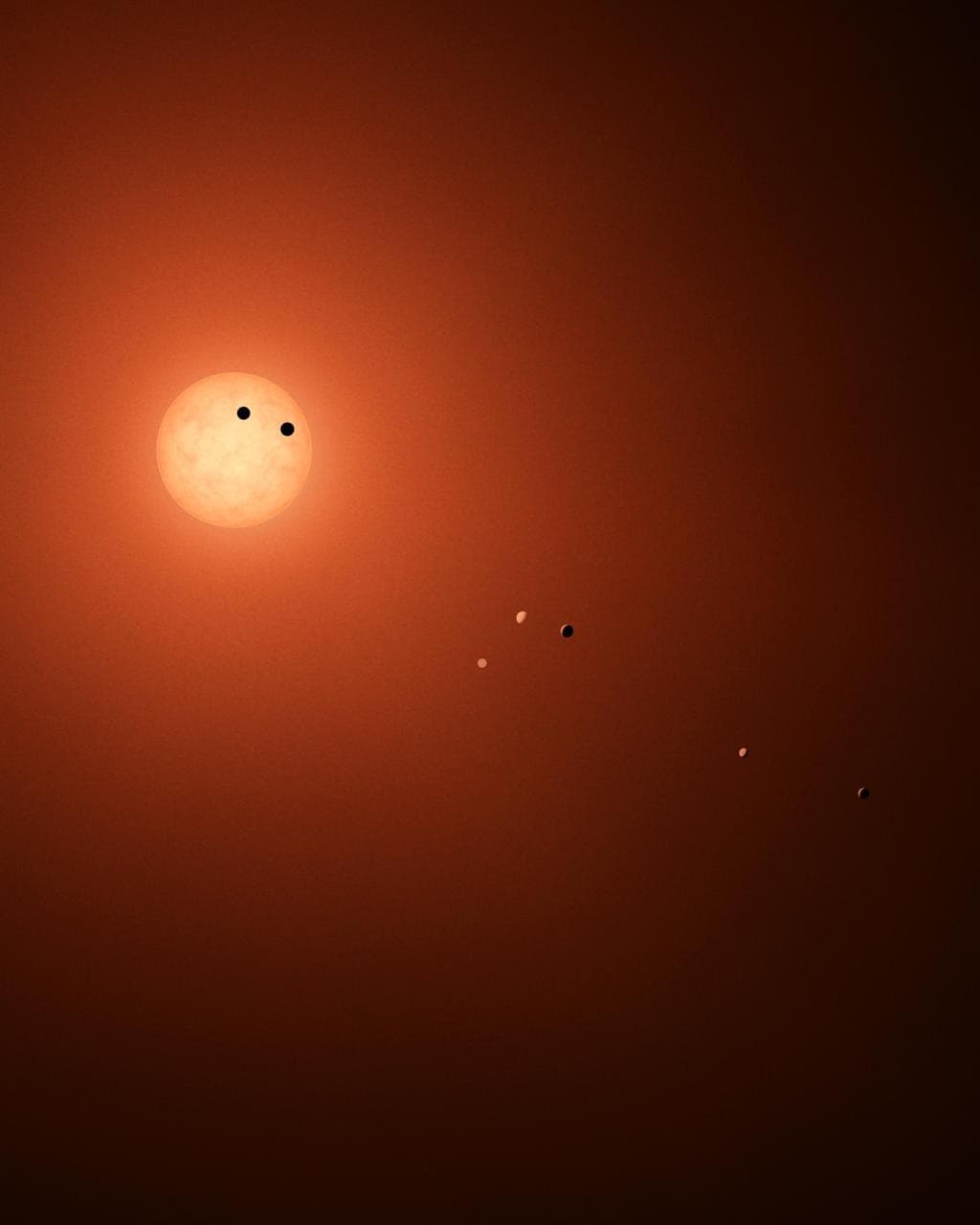 Transit Illustration of TRAPPIST-1