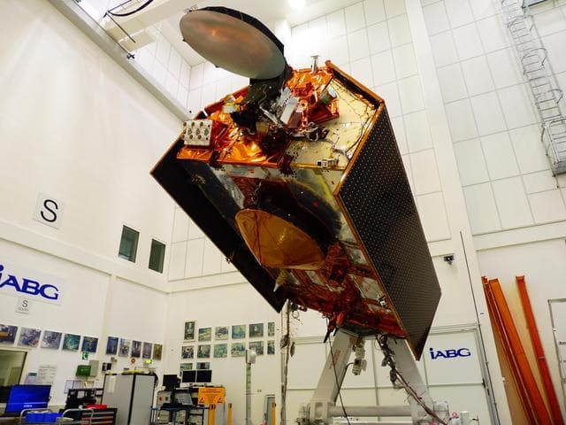 Sentinel-6A in Its Clean Room
