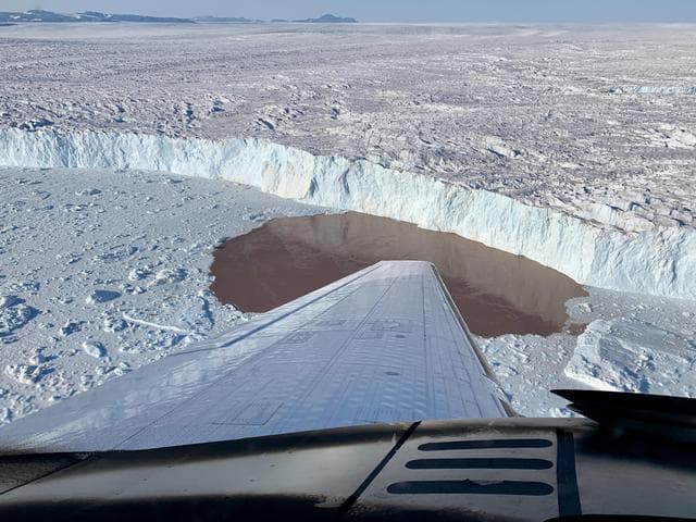 Glacier Undercutting in Action