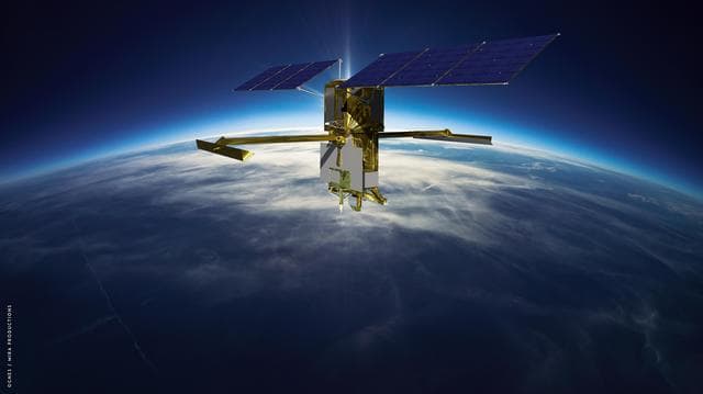 SWOT Orbiting Earth (Illustration)
