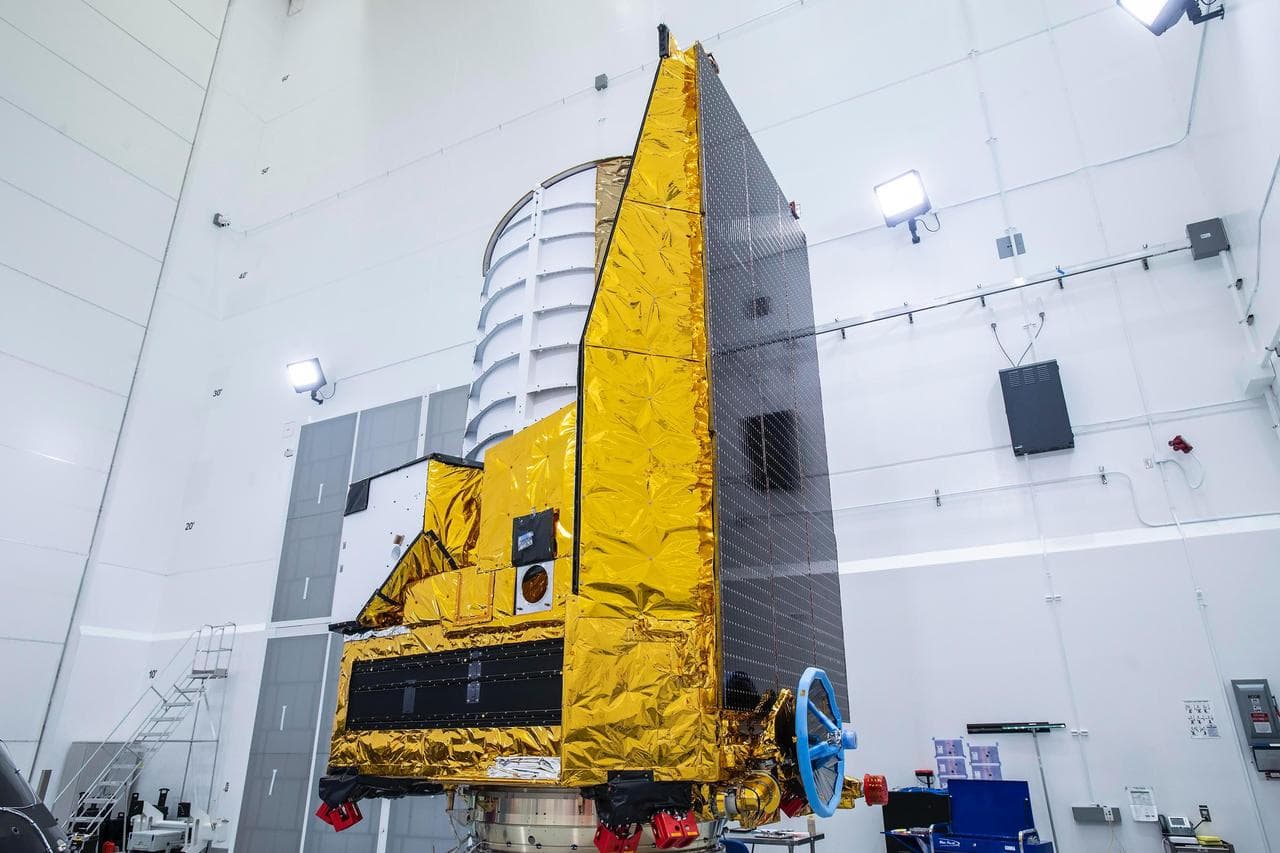 Euclid Spacecraft in Cleanroom