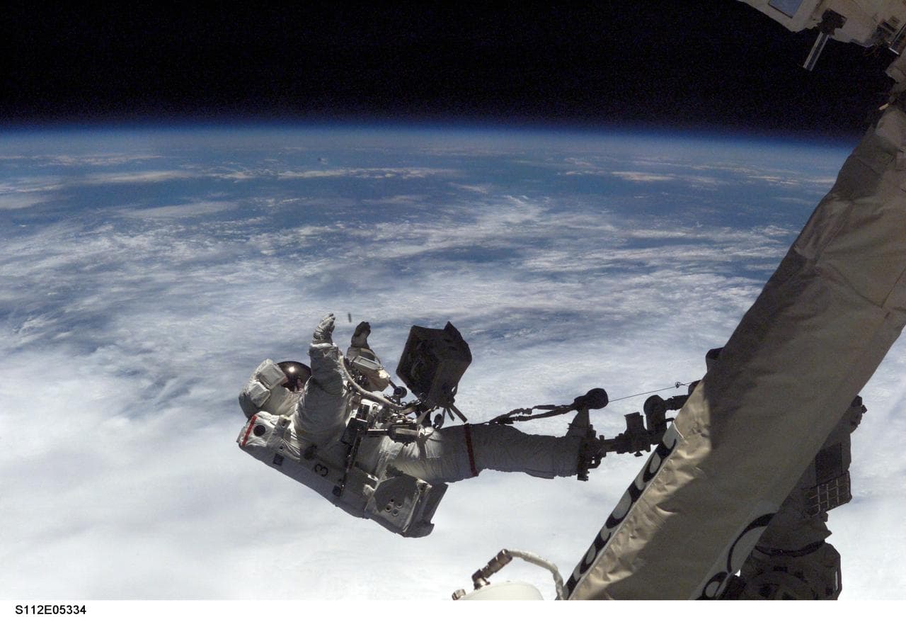 MS Wolf seen during EVA 2