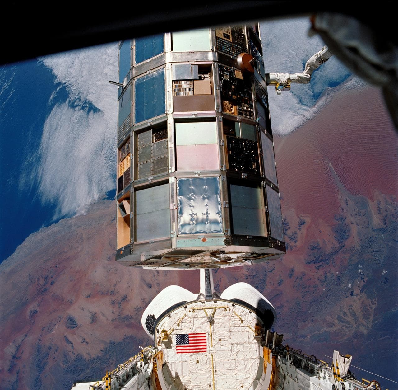LDEF Retrieval over the Namib Desert, Namibia, Africa