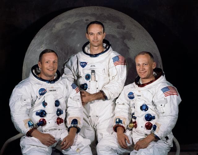 Apollo xi crew - portrait