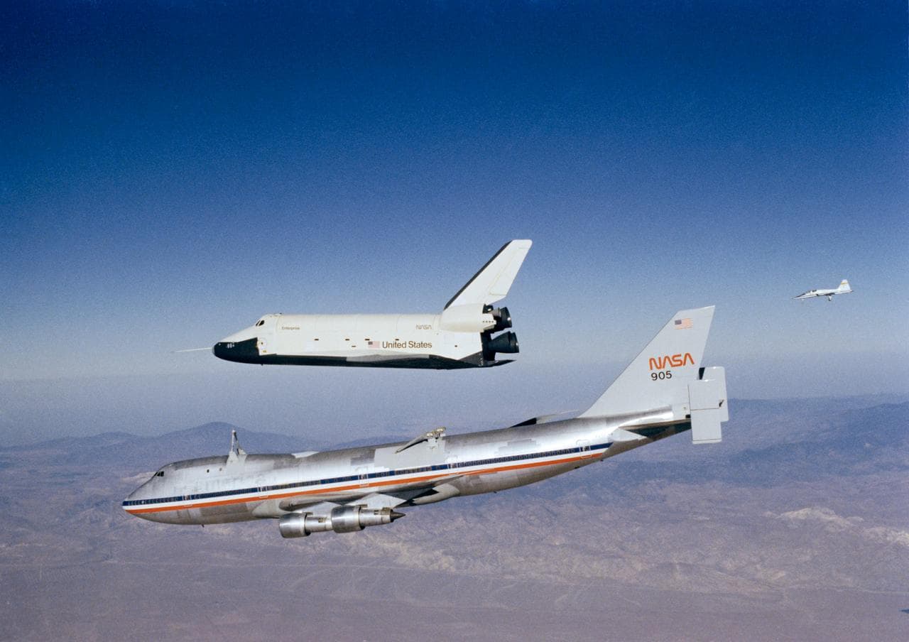 Orbiter, enterprise, separates