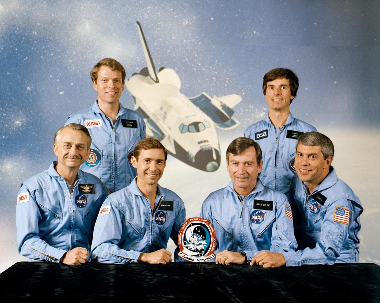 Official portrait - sts-9 crew