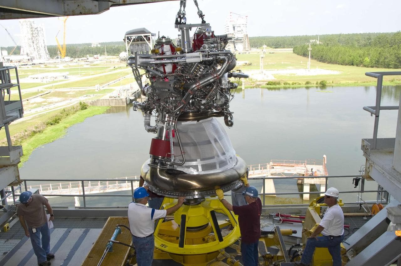 J-2X engine installation