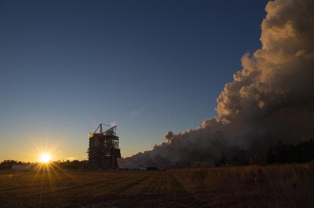 Engine, test, stand