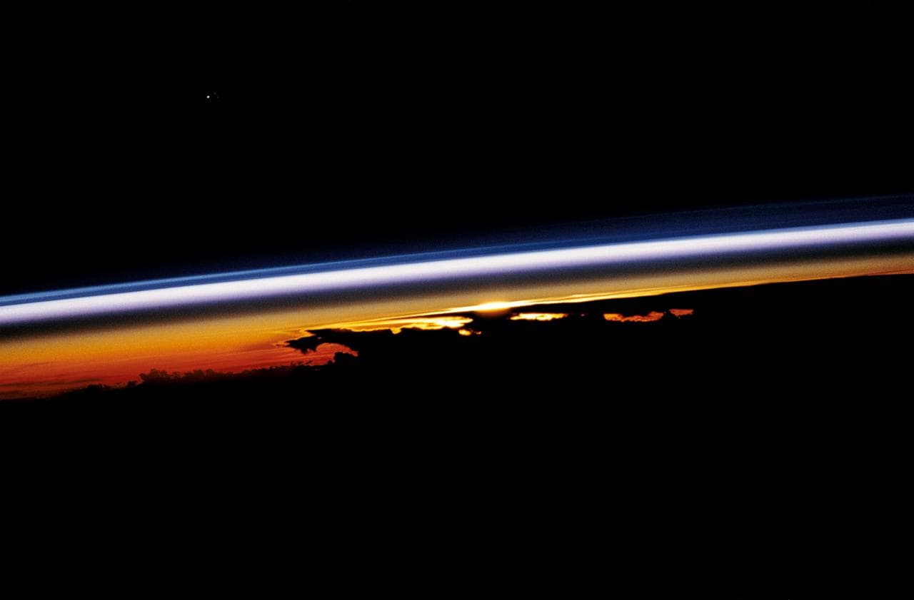 Sunrise, Earth Limb, SW Pacific Ocean