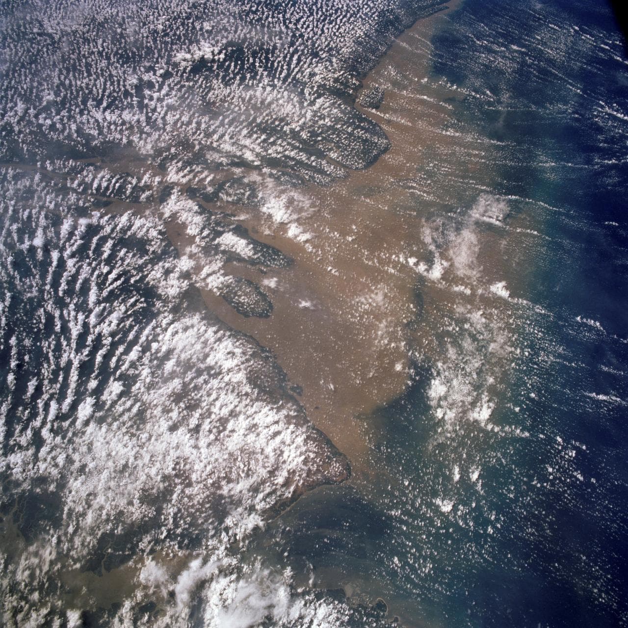 Mouth of the Amazon River as seen from STS-58