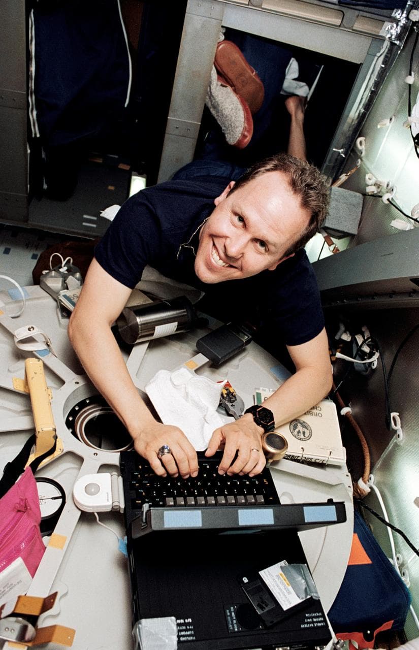 Astronauts, computers, portable