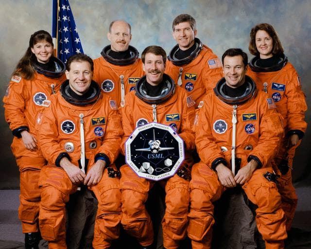 STS-73 official crew portrait