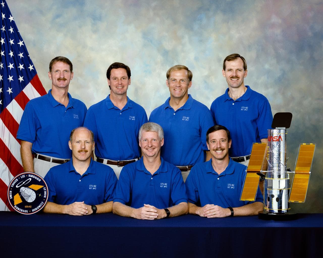 STS-82 official crew portrait