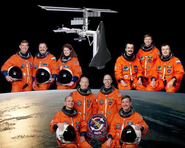 STS-105 crew portrait