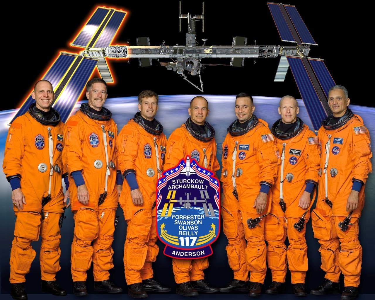 STS-117 crew portrait