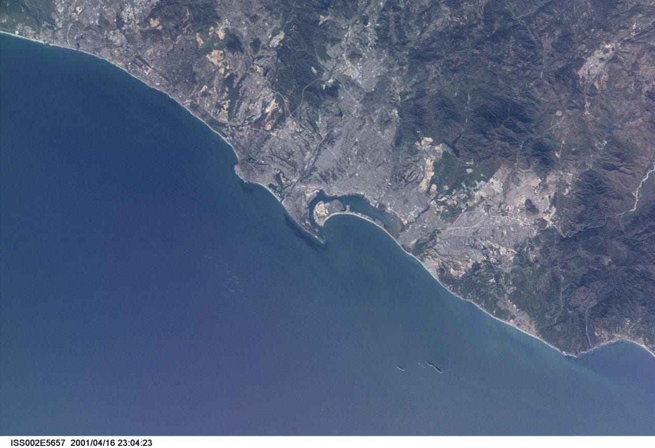 San Diego, California as seen by Expedition Two crew