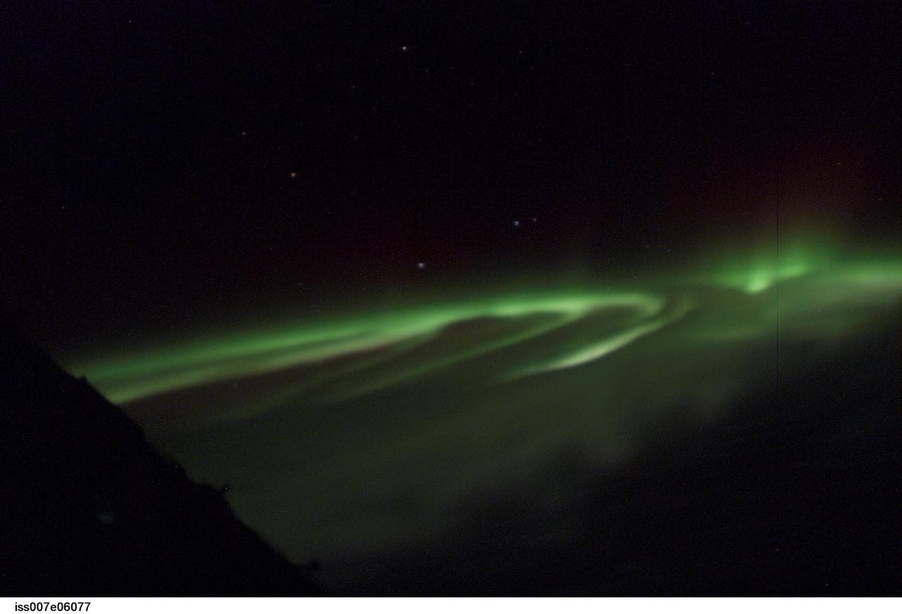 Aurora Astralis taken by the Expedition Seven crew