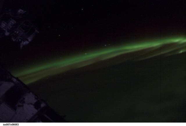 Aurora Astralis taken by the Expedition Seven crew