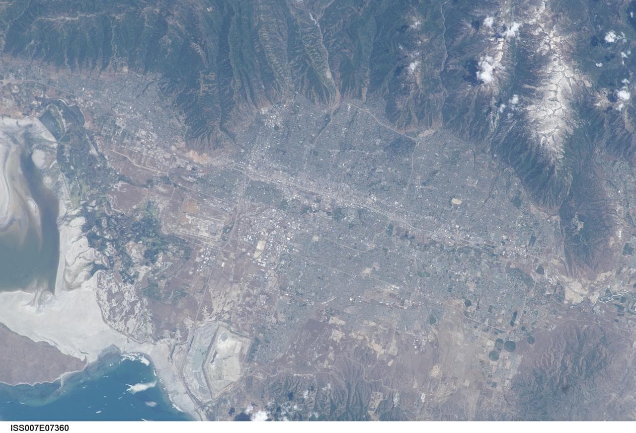 Earth Observations taken by the Expedition Seven crew