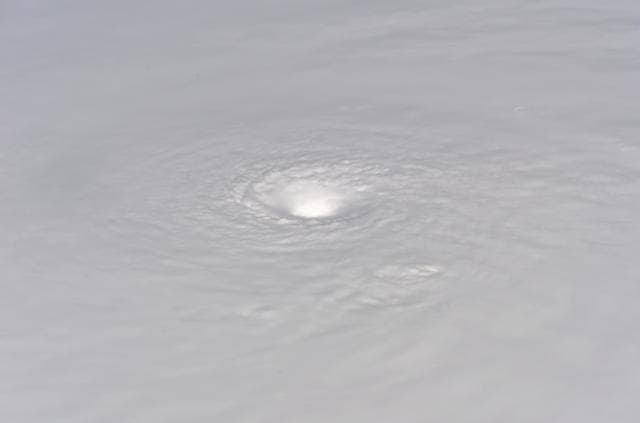Crew Earth Observations of Hurricane Wilma taken during Expedition 12