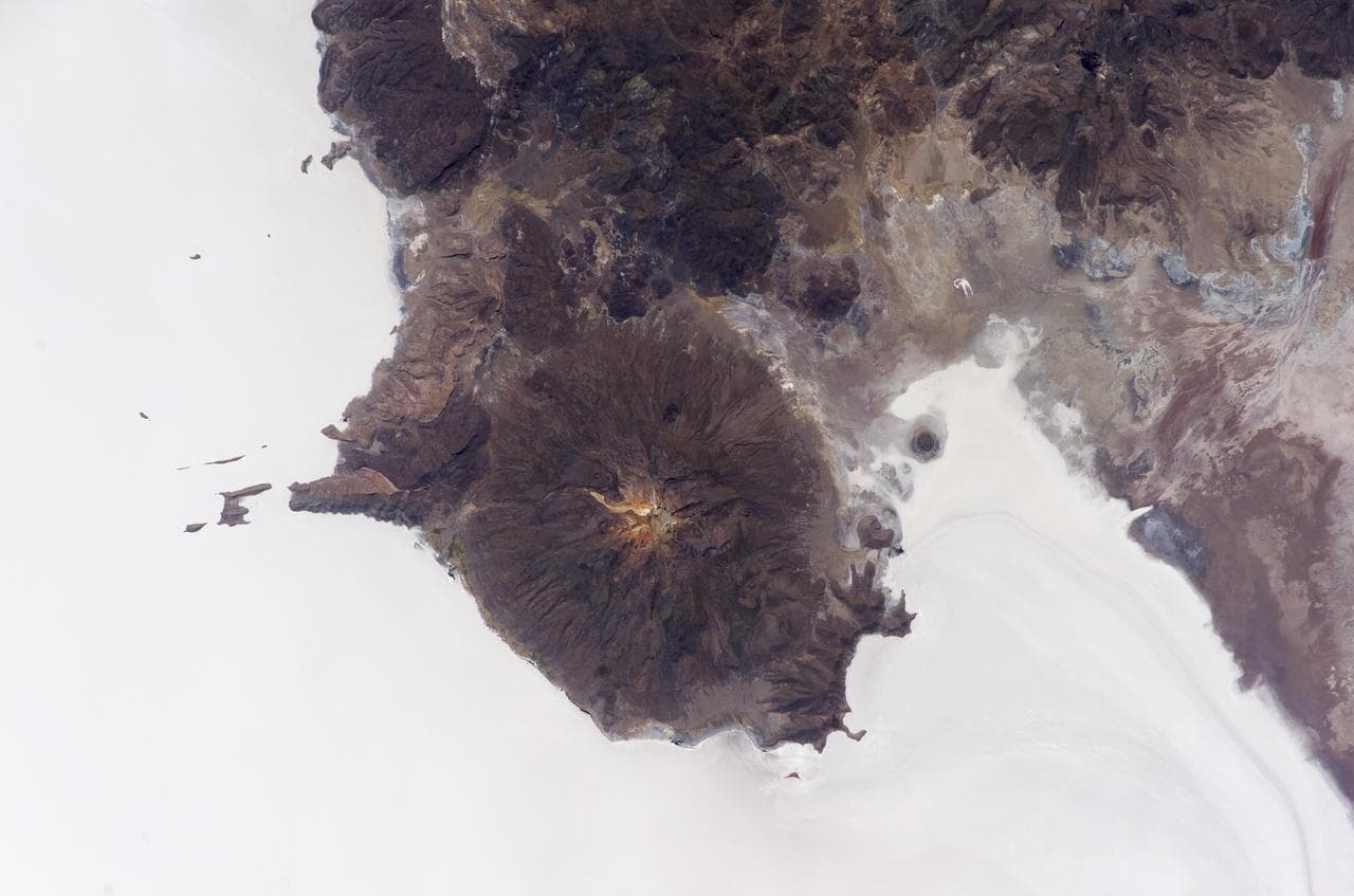 Crew Earth Observations over Bolivia taken during Expedition 12