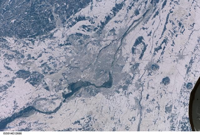 Wintry, scene, quebec