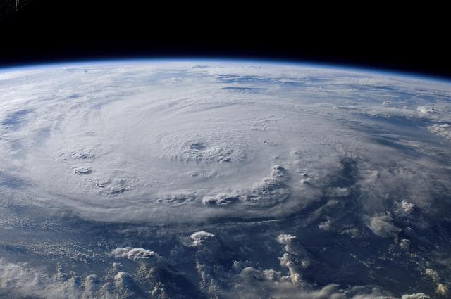Hurricane Felix taken by the Expedition 15 Crew