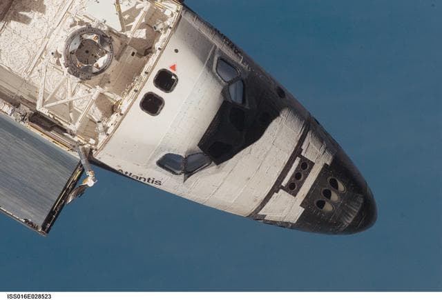 Mapping Sequence performed during the STS-122 R-Bar Pitch Maneuver