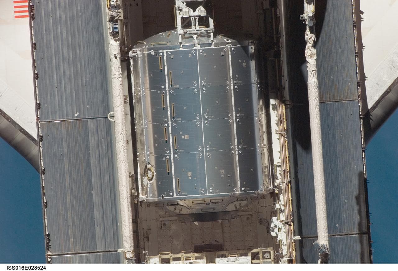 Mapping Sequence performed during the STS-122 R-Bar Pitch Maneuver