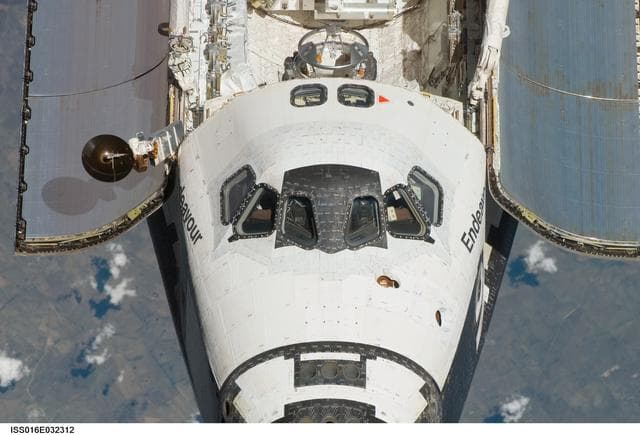 Mapping Sequence performed during the STS-123 R-Bar Pitch Maneuver