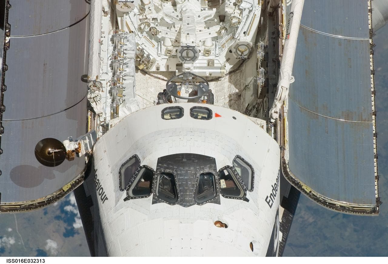 Mapping Sequence performed during the STS-123 R-Bar Pitch Maneuver