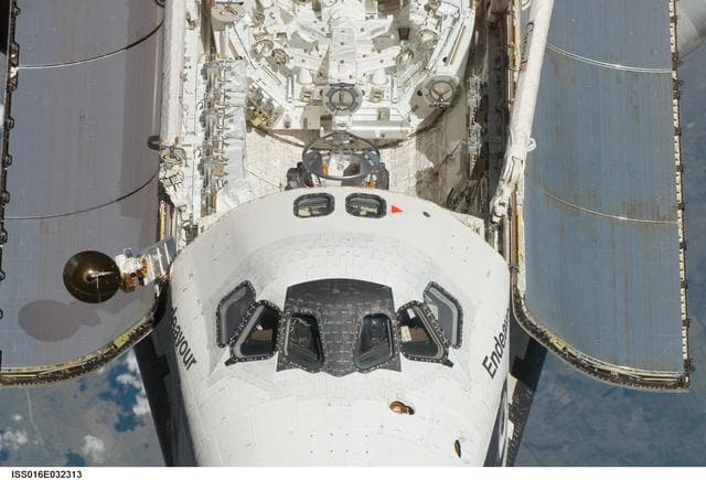 Mapping Sequence performed during the STS-123 R-Bar Pitch Maneuver