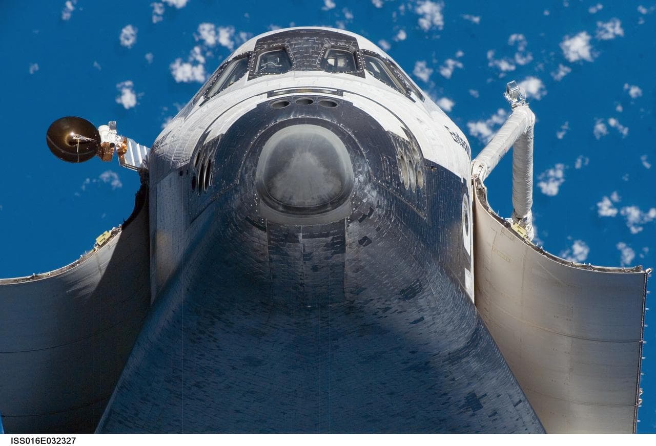 Mapping Sequence performed during the STS-123 R-Bar Pitch Maneuver