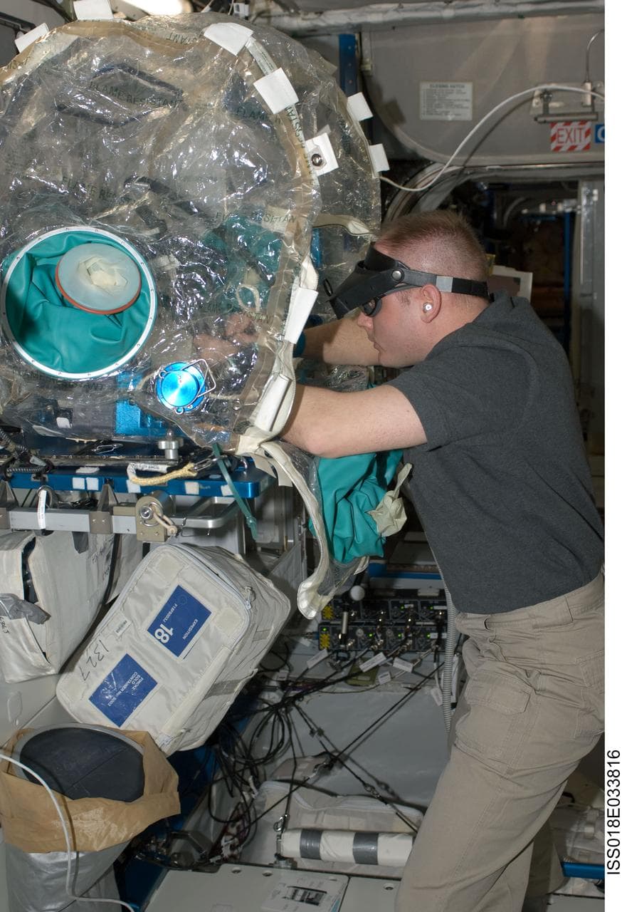 Expedition 18 Station Development Test Objectives (STDO) Session 1