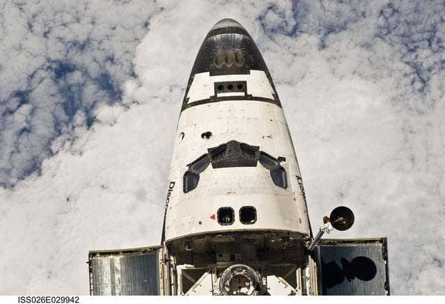 Mapping Sequence performed during the STS-133 R-Bar Pitch Maneuver
