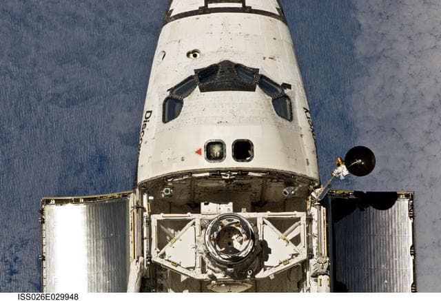 Mapping Sequence performed during the STS-133 R-Bar Pitch Maneuver
