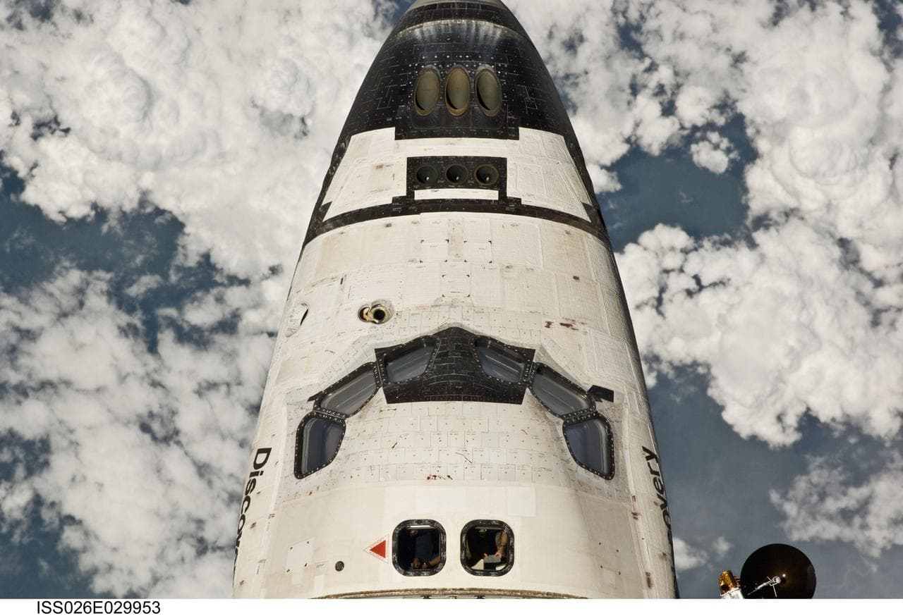 Mapping Sequence performed during the STS-133 R-Bar Pitch Maneuver