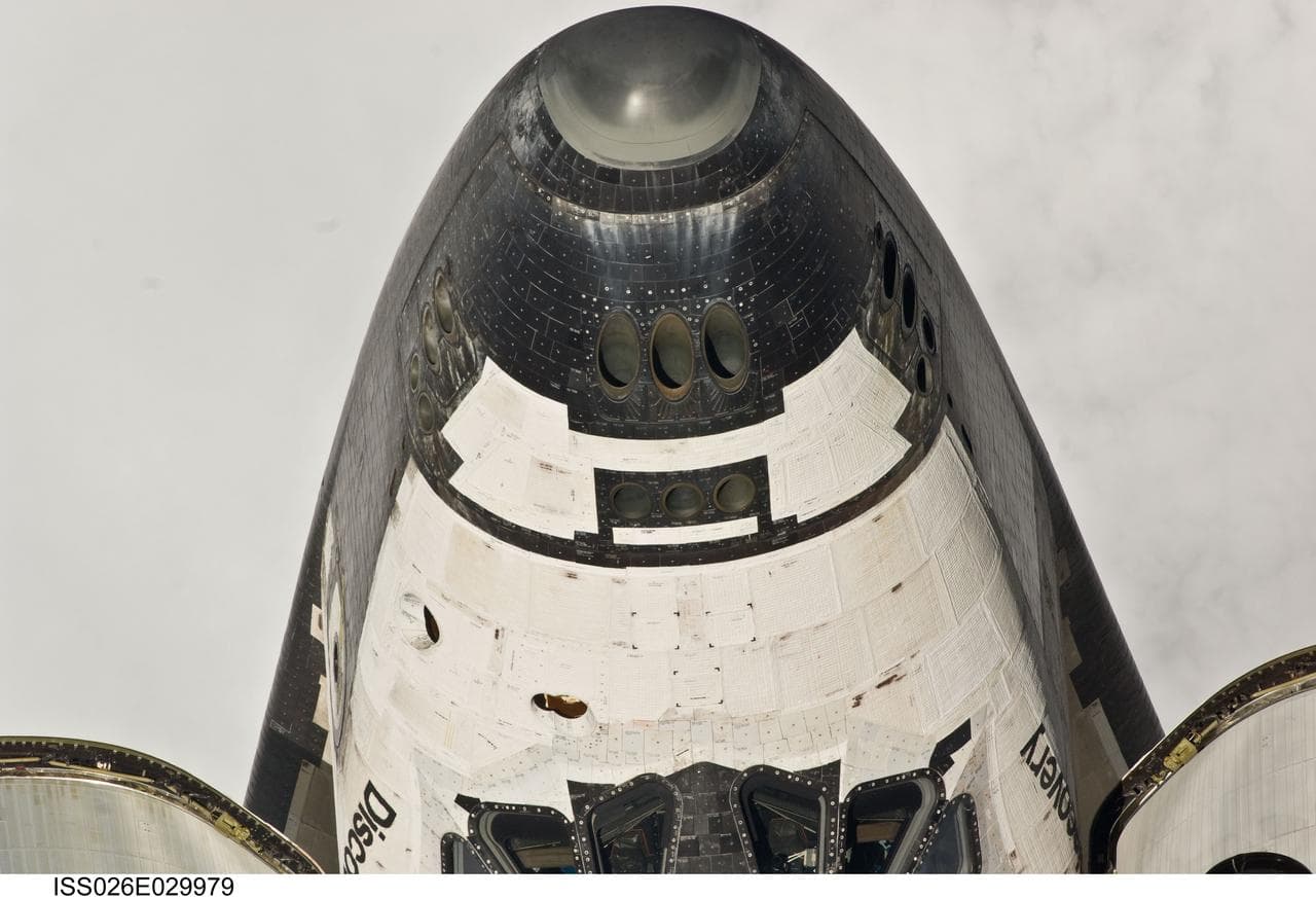 Mapping Sequence performed during the STS-133 R-Bar Pitch Maneuver