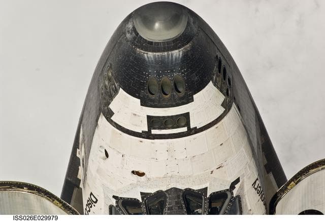 Mapping Sequence performed during the STS-133 R-Bar Pitch Maneuver