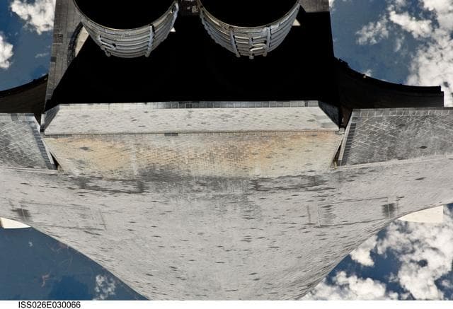 Mapping Sequence performed during the STS-133 R-Bar Pitch Maneuver