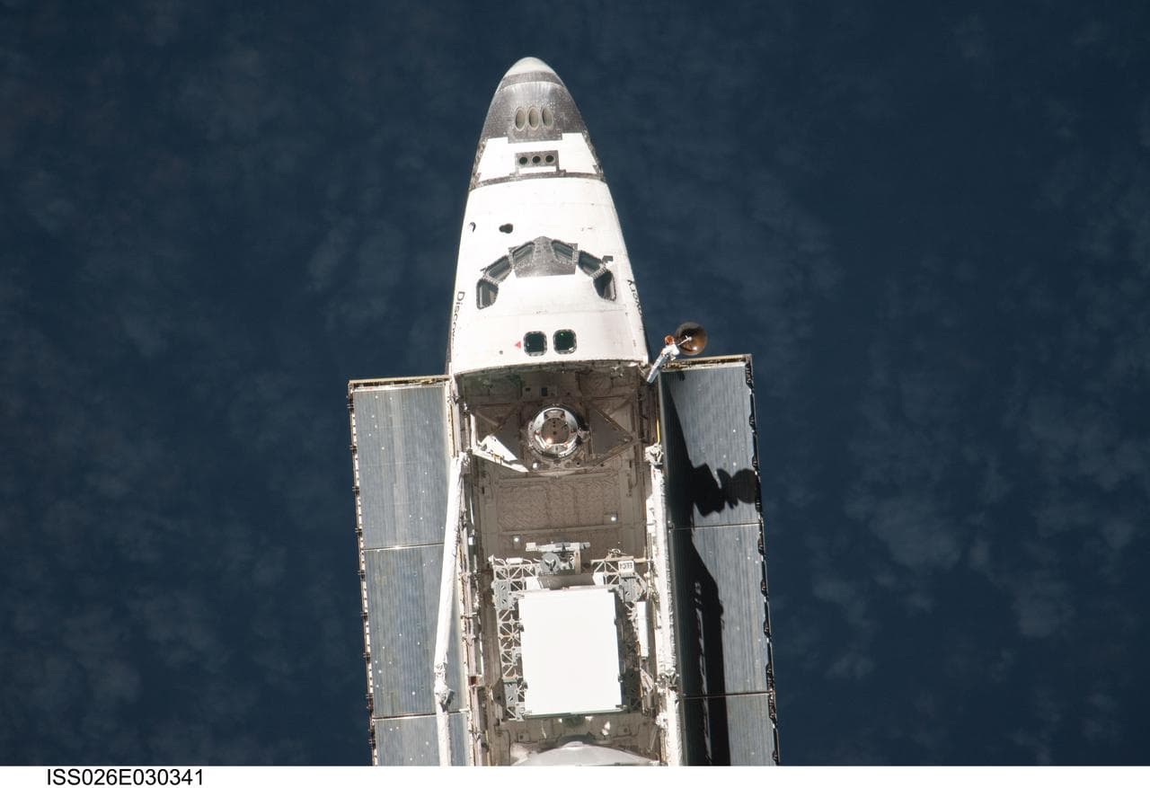 Mapping Sequence performed during the STS-133 R-Bar Pitch Maneuver