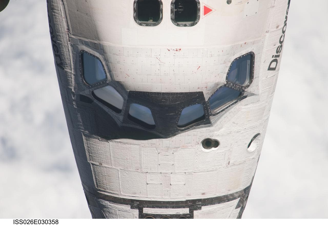 Mapping Sequence performed during the STS-133 R-Bar Pitch Maneuver