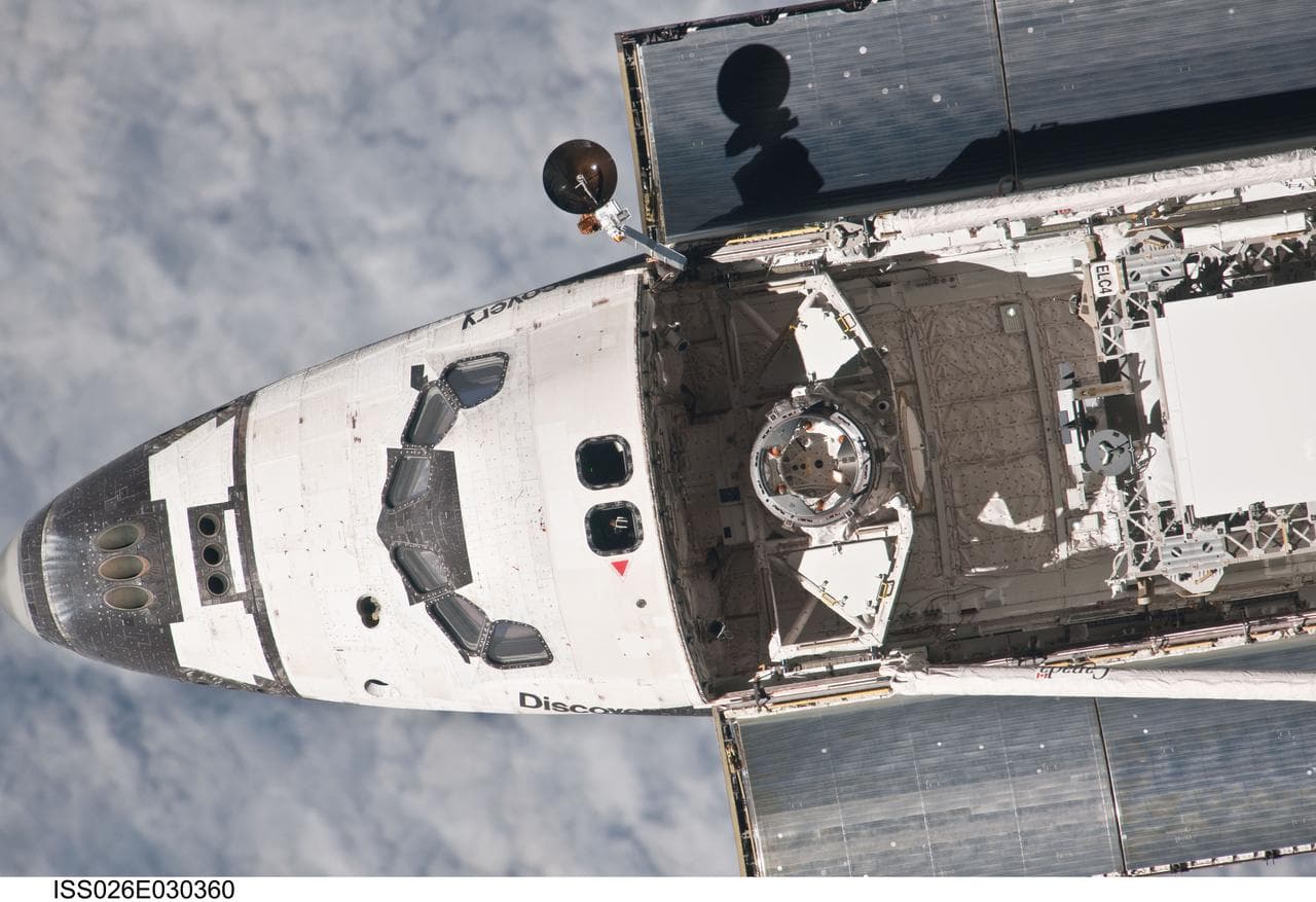 Mapping Sequence performed during the STS-133 R-Bar Pitch Maneuver