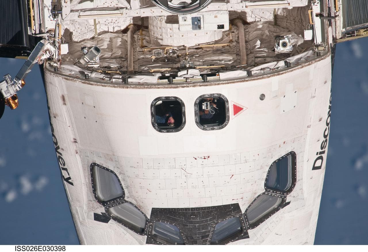 Mapping Sequence performed during the STS-133 R-Bar Pitch Maneuver